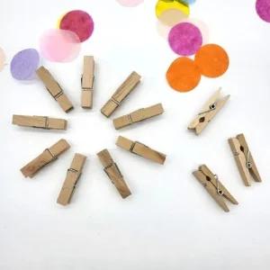 사진집게 미니집게 나무집게 3.5cm 인테리어용 메모걸이 집게