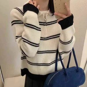 [하프클럽/] 코튼캔디미니집업니트 YYV757M512 빅사이즈