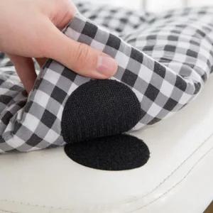 찍찍이(원형) 고정용 이불 매트 카페트