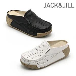 [잭앤질]잭앤질 소가죽 슬립온 펀칭 뮬(JA2160P)