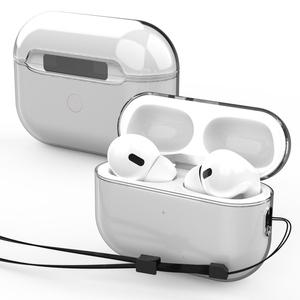 에어팟 프로 2세대 케이스 실리콘 투명 TPU 스트랩