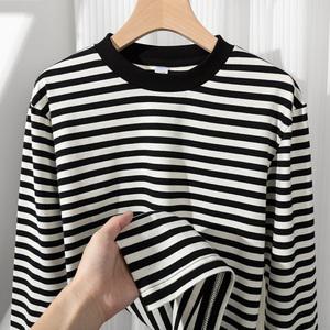 210G 여성긴팔면티 줄무늬 스트라이프티셔츠 봄 가을 티셔츠