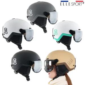 엘르 이모션 스키 스노우보드 바이저헬멧 겨울 자전거 고글일체형