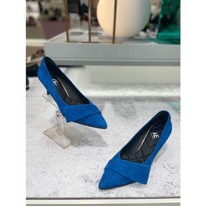 [갤러리아] 고세 데일리 여성 띠포인트 펌프스 GEP3F013BU 블루 6cm