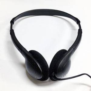 120cm유선 컴퓨터 헤드셋 3.5파이 연결잭 심플 헤드폰