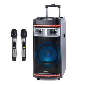 이동식 앰프 스피커 버스킹 노래방 블루투스 휴대용 행사용 대형 UHF무선마이크
