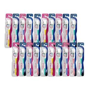 쿨터치 프라티크 칫솔(1p)-20개 이중미세모 성인칫솔 부드러운모 미세모 여행용칫솔