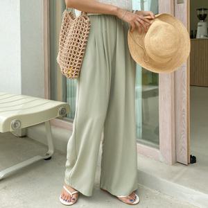 [시크릿라벨] 데일리투핀턱와이드밴딩팬츠