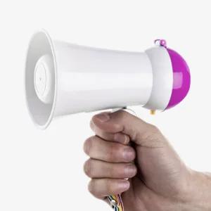 미니메가폰 확성기 싸이렌 마이크 사이렌 응원도구 학교 체육대회 건전지형