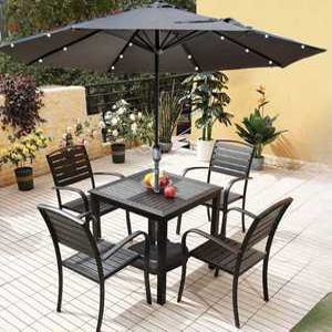 야외 티테이블 농막 마당 정원 가든 심플 인테리어