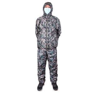 방진복 투 위장 보호 오성카모 후드 팬츠 방수 세트 카모 정전기 후끼 XL
