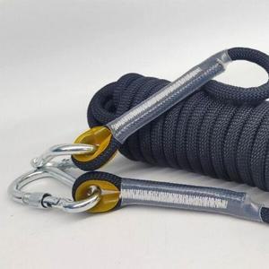 [SX890A8]캠핑 암벽 타프 자일 로프줄 블랙 2버클 15M