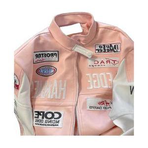 라이더 자켓 오토바이 레이싱 져지 슈트 옐로우 바이크 가을 남녀 공용 레트로