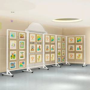 네트망 파티션 전시 철망 스텐드 메쉬망 야외 철재