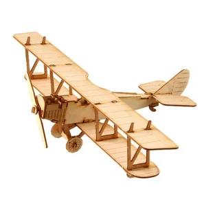 목재 복엽기스타일 조립 제니 YM713 모형 비행기 완구