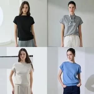 리베레츠 소프트 울캡 소매 니트 4종세트