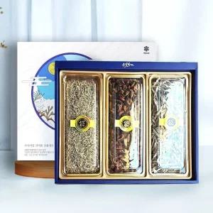 귀족 은빛 멸치 선물세트 1kg(참멸치+볶음용멸치+건홍합)