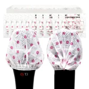 유무선 위생 마이크 커버 카바 땡땡이 코인 노래방 1000매 10곽