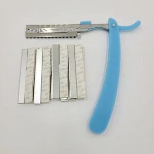 교체형 미용 면도 칼날 10p 접이식 미용칼 세트