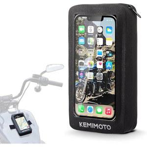 케미모토 오토바이 바이크 방수 탱크백 핸드폰 강력 흡착 스냅 파우치 케이스 민감 터치스크린 최대 5인치 휴대폰용으로 호환 가능