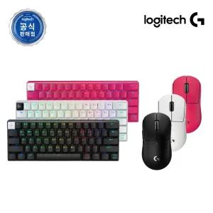 로지텍코리아 공식 G PRO X SUPERLIGHT 2c 마우스 + PRO X 60 키보드(정품)