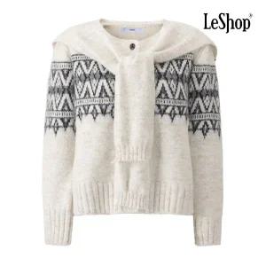 [르샵] 에스닉 패턴 숄 세트 울 니트 가디건 (BPAKC016A)