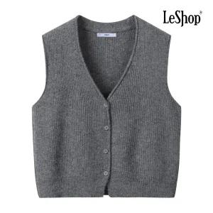 [르샵] 버튼 골지 니트 베스트 (BPAVT019A)