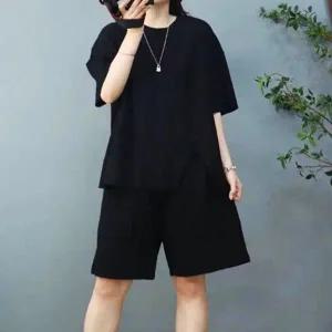 [골드스마일]여름 반팔카고투피스 트레이닝 상하의 여성 투피스