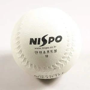 [콩심팥심]니스포 야구공 캐치볼 체육 소프트 베이스볼 12in 1개