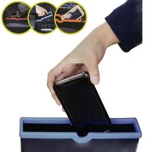 티엔알 차량용 틈새수납 포인트블럭 사이드 정리 포켓 핸드폰수납 휴대폰수납 다용도수납