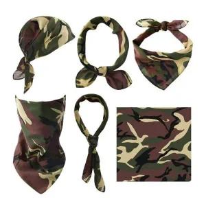 [콩심팥심]다용도 멀티 스카프 밀리터리 손수건 운동땀수건 스포츠땀수건