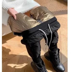 GOTU 겨울 방풍 패딩 바지 발열 누빔 등산 골프 바이크 캠핑 팬츠 조거 트레이닝 남자 여자