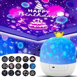 우주프로젝터 야간 조명 스타 갤럭시 프로젝터 침실 천장 360도 회전 기능 크리스마스 용