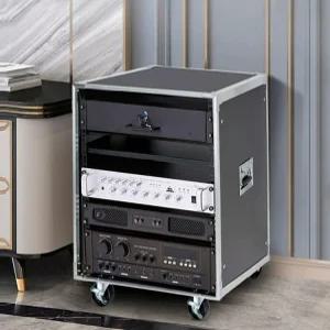 음향캐비넷 앰프 렉케이스 기기 콘솔박스 케이스 하드 랙케이스 믹서 바퀴 항공 오디오 상자