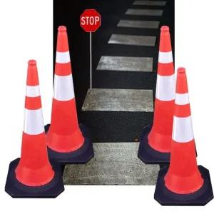 대형 도로 안전 주차콘 칼라콘 슈퍼 헤비콘 10개 주차콘 꼬깔 칼라콘 안전꼬깔 라바콘