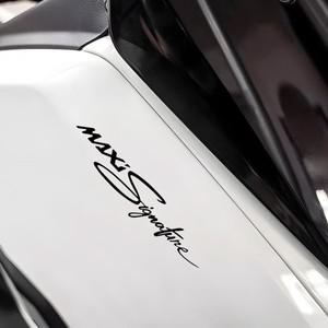 NMAX 155 바이크 오토바이 헤드 컷 스티커 방수 PVC 비닐 데칼 컬러풀 로고 스쿠터 스노모빌 액세서리