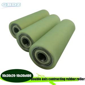 Pu  접착제 폴리우레탄 가이드 고무 코팅 베어링 도르래 마스크 기계 프레스 로프 라인 플랫 휠 30mm 롤러