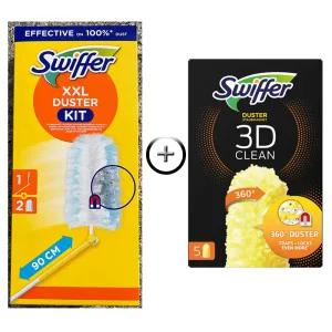 스위퍼 더스터180 먼지털이개 90cm 롱핸들1개 리필2입+스위퍼더스터 360 리필5입