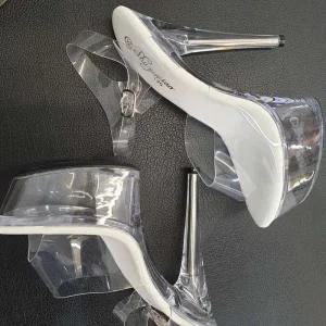 [피커]구두 투명샌들 봉춤 가보시 셀프웨딩 15cm