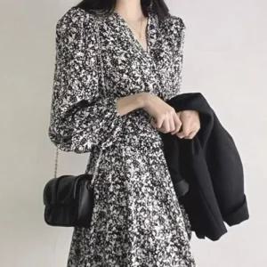 로맨틱 원피스 플라워 모던원피스 HL] 하객룩 미니