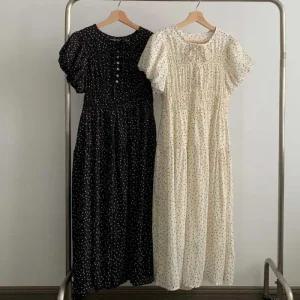 원피스 드레스 도트 패턴 HL] 하객룩 모던원피스