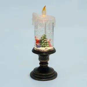 LED 스노우볼 오르골 성탄 크리스마스 워터볼 촛대