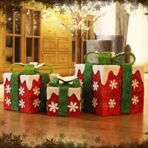 소품 상자 선물상자 장식 소품 트리와 카페인테리어소품 크리스마스 인테리어