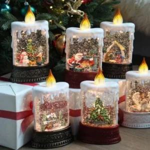 촛대 6type 크리스마스 타원 오르골(중) 워터볼