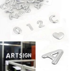 입체 알파벳 이니셜 간판 스티커 숫자 꾸미기 번호