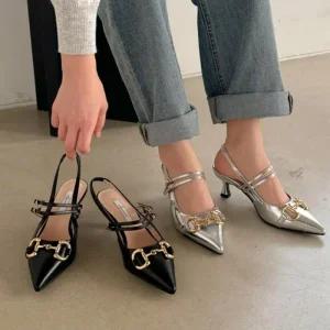 웨지힐 메리제인 샌들 구두 펌프스 슬링백 여성구두