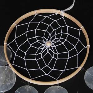 화이트 자개쳐 보름달 자개모빌 자개풍경 썬캐쳐 썬캐처