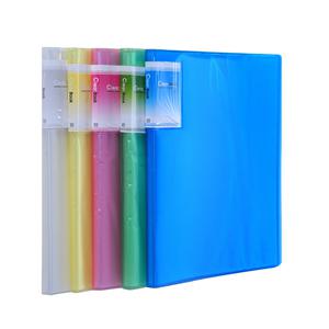 희망 고투명클리어화일20p A4 20매 투명 청색 핑크 녹색 노랑