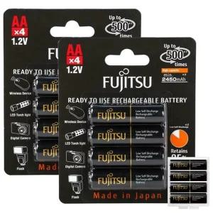 후지쯔 Ni-MH AA 2550mAh 프리미엄 충전지 (8알)/충전건전지