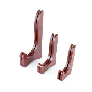 3size 원목 접시 액자 받침대 l 결혼 가족 사진 거치대 상장 진열대 좌대 이젤 접이식 정리대